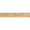 Mexen Meranti Glasierte beigefarbene Feinsteinzeugplatte rekt. G1, holzähnliche Boden- und Wandfliese 120 x 20 cm, matt