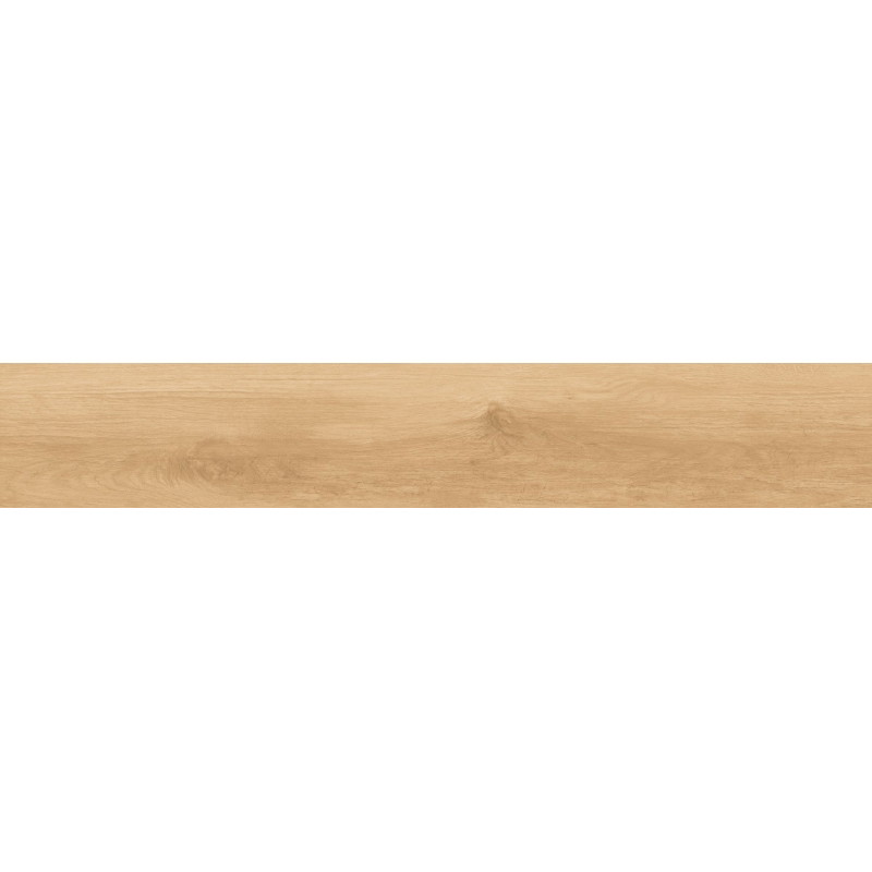 Mexen Meranti Glasierte beigefarbene Feinsteinzeugplatte rekt. G1, holzähnliche Boden- und Wandfliese 120 x 20 cm, matt