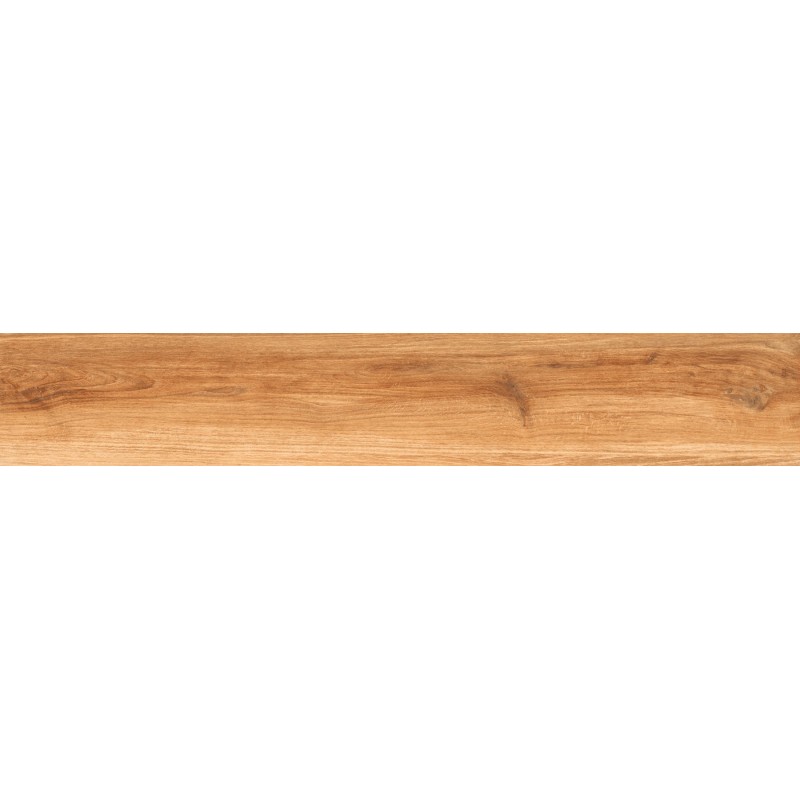Mexen Meranti Braun glasiertes Feinsteinzeug kalibriert G1, holzähnliche Boden- und Wandfliese 120 x 20 cm, matt