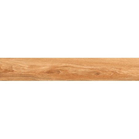 Mexen Meranti Braun glasiertes Feinsteinzeug kalibriert G1, holzähnliche Boden- und Wandfliese 120 x 20 cm, matt