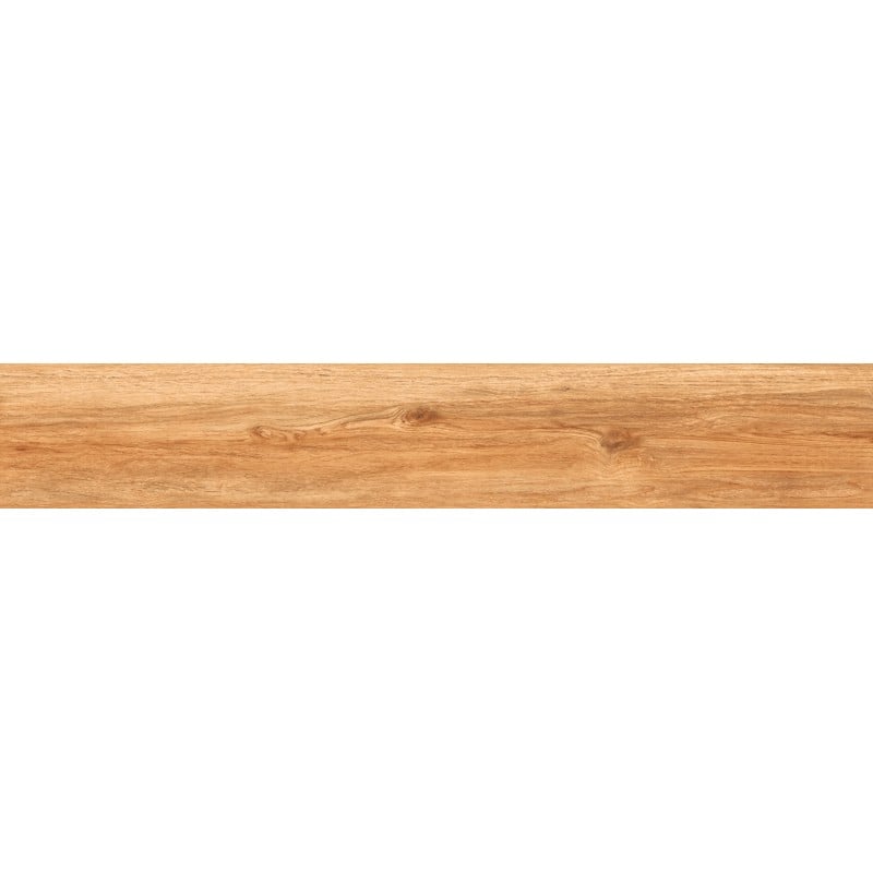Mexen Meranti Braun glasiertes Feinsteinzeug kalibriert G1, holzähnliche Boden- und Wandfliese 120 x 20 cm, matt