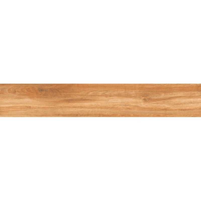 Mexen Meranti Braun glasiertes Feinsteinzeug kalibriert G1, holzähnliche Boden- und Wandfliese 120 x 20 cm, matt