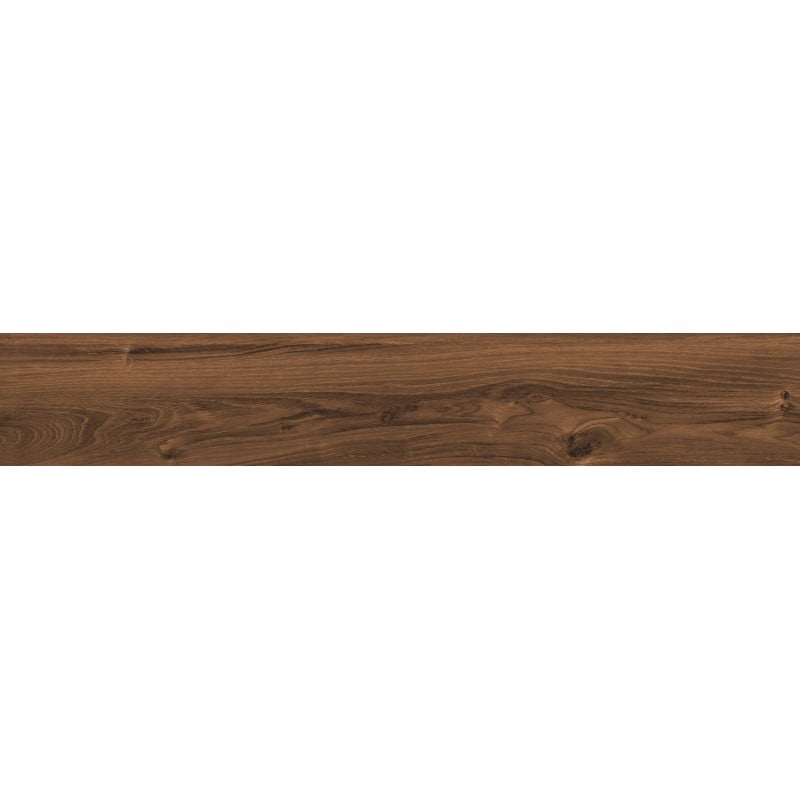 Mexen Meranti Choco Feinsteinzeug glasiert rect. G1, holzähnliche Boden- und Wandfliese 120 x 20 cm, matt - TL609-120-020-03