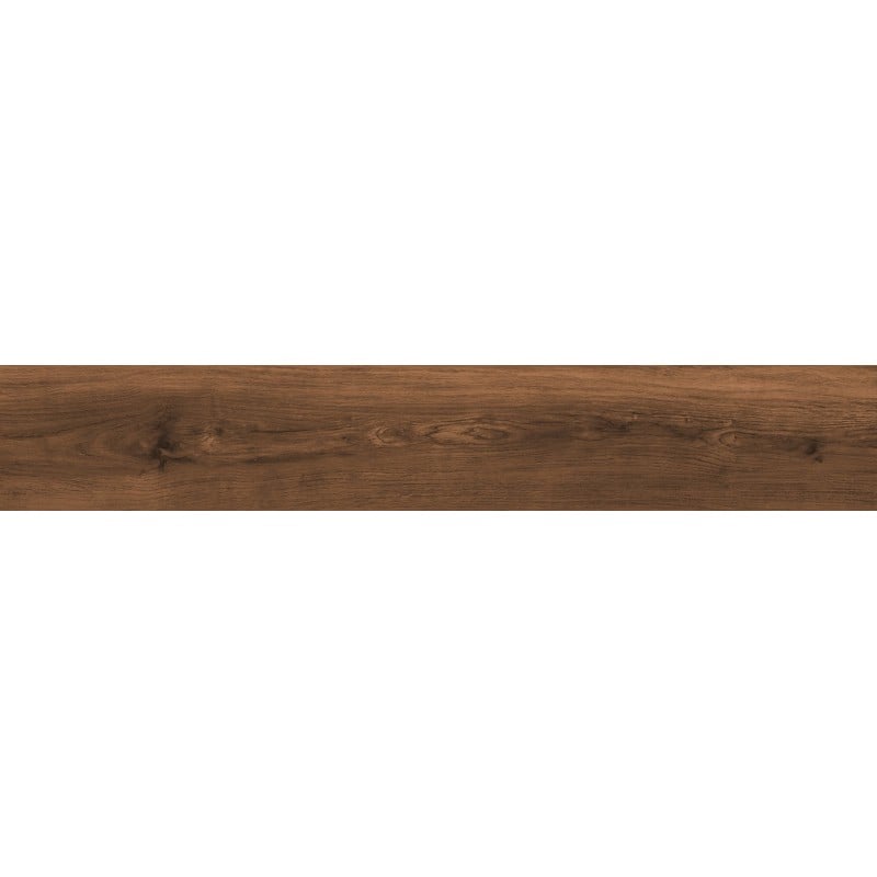 Mexen Meranti Choco Feinsteinzeug glasiert rect. G1, holzähnliche Boden- und Wandfliese 120 x 20 cm, matt - TL609-120-020-03