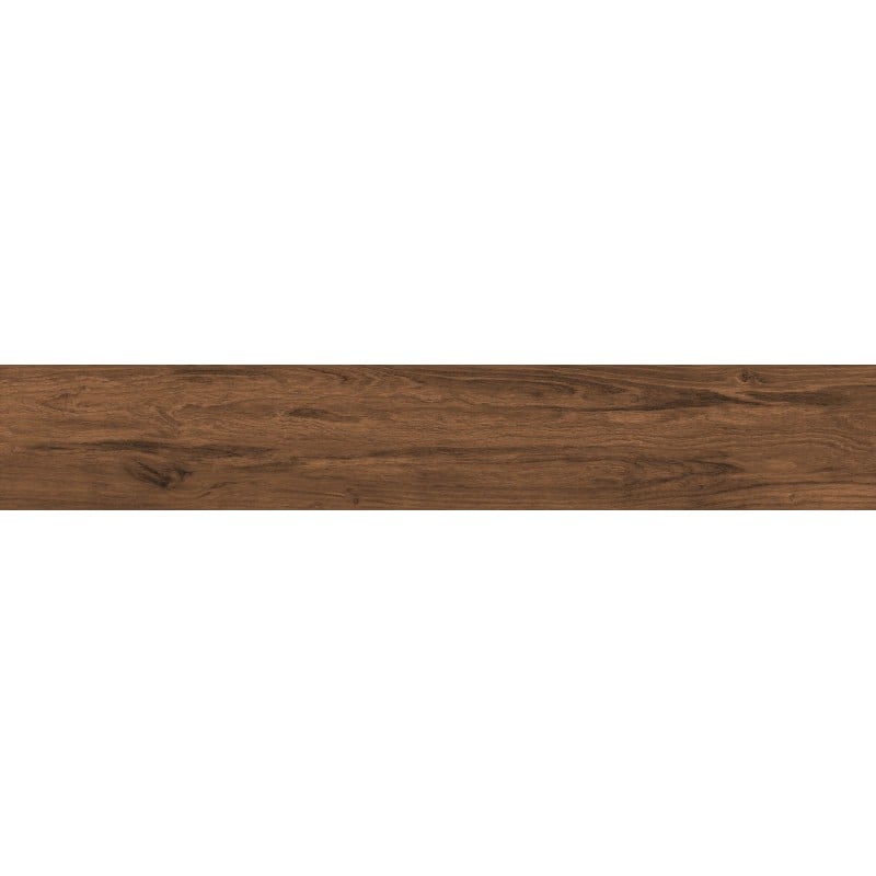 Mexen Meranti Choco Feinsteinzeug glasiert rect. G1, holzähnliche Boden- und Wandfliese 120 x 20 cm, matt - TL609-120-020-03