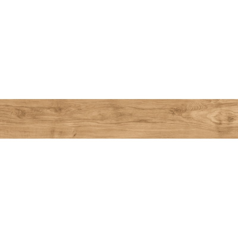 Mexen Meranti Honey glasiertes Feinsteinzeug rekt. G1, holzähnliche Boden- und Wandfliese 120 x 20 cm, matt - TL609-120-020-04