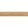 Mexen Meranti Honey glasiertes Feinsteinzeug rekt. G1, holzähnliche Boden- und Wandfliese 120 x 20 cm, matt - TL609-120-020-04