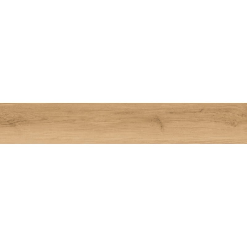 Mexen Meranti Miele glasiertes Feinsteinzeug rekt. G1, holzähnliche Boden- und Wandfliese 120 x 20 cm, matt - TL609-120-020-05