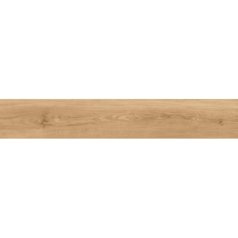 Mexen Meranti Miele glasiertes Feinsteinzeug rekt. G1, holzähnliche Boden- und Wandfliese 120 x 20 cm, matt - TL609-120-020-05