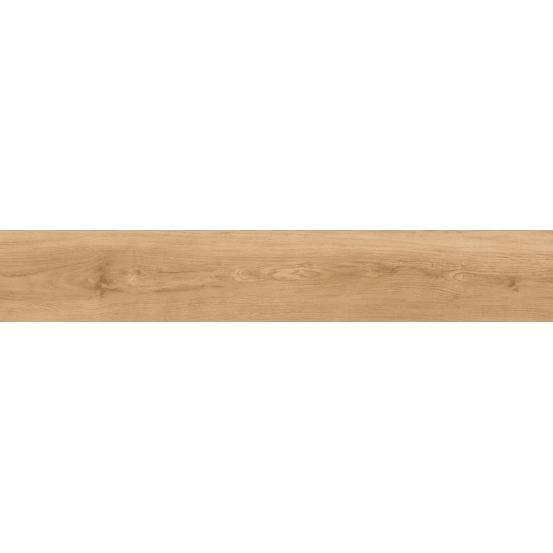 Mexen Meranti Miele glasiertes Feinsteinzeug rektifiziert G1, holzähnliche Boden- und Wandfliese 120 x 20 cm, matt