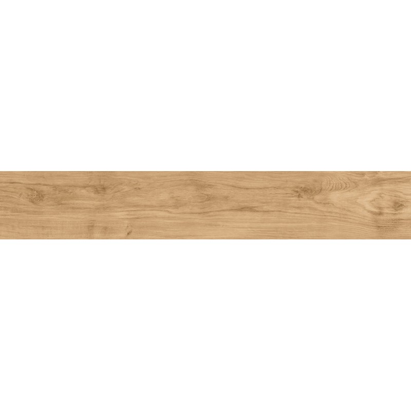 Mexen Meranti Miele glasiertes Feinsteinzeug rekt. G1, holzähnliche Boden- und Wandfliese 120 x 20 cm, matt - TL609-120-020-05
