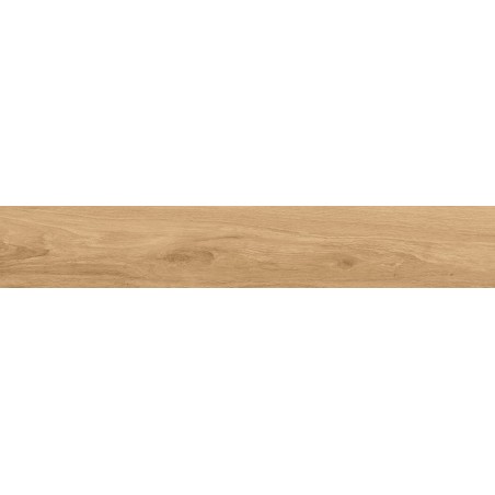 Mexen Meranti Miele glasiertes Feinsteinzeug rektifiziert G1, holzähnliche Boden- und Wandfliese 120 x 20 cm, matt