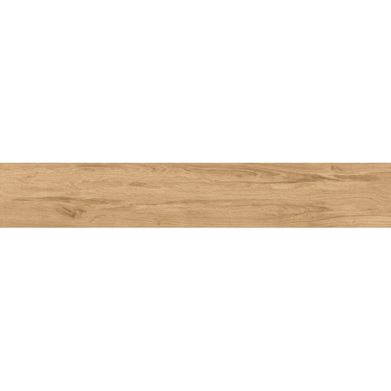 Mexen Meranti Miele glasiertes Feinsteinzeug rekt. G1, holzähnliche Boden- und Wandfliese 120 x 20 cm, matt - TL609-120-020-05