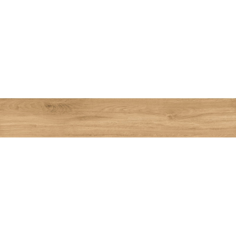 Mexen Meranti Miele glasiertes Feinsteinzeug rektifiziert G1, holzähnliche Boden- und Wandfliese 120 x 20 cm, matt