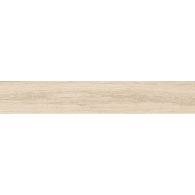 Mexen Hirera Avorio glasiertes Feinsteinzeug rek. G1, holzähnliche Wand- und Bodenfliese 120 x 20 cm, matt - TL611-120-020-00