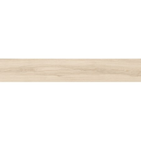 Mexen Hirera Avorio glasiertes Feinsteinzeug rek. G1, holzähnliche Wand- und Bodenfliese 120 x 20 cm, matt - TL611-120-020-00