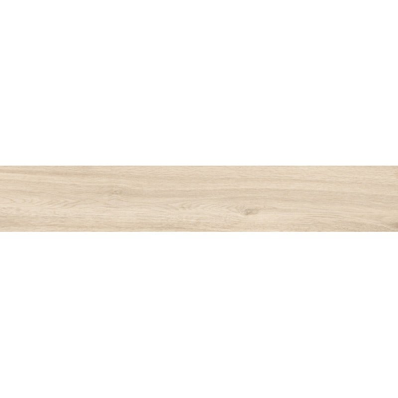 Mexen Hirera Avorio glasiertes Feinsteinzeug rek. G1, holzähnliche Wand- und Bodenfliese 120 x 20 cm, matt - TL611-120-020-00