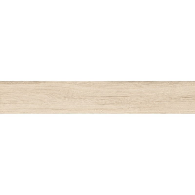Mexen Hirera Avorio glasiertes Feinsteinzeug rek. G1, holzähnliche Wand- und Bodenfliese 120 x 20 cm, matt - TL611-120-020-00