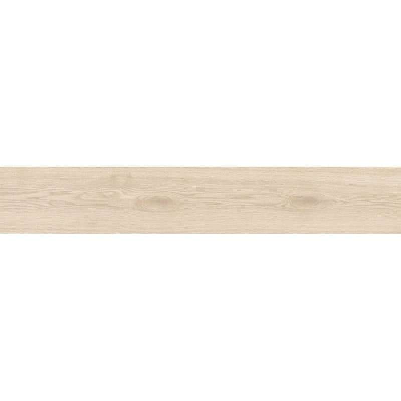 Mexen Hirera Avorio glasiertes Feinsteinzeug rek. G1, holzähnliche Wand- und Bodenfliese 120 x 20 cm, matt - TL611-120-020-00
