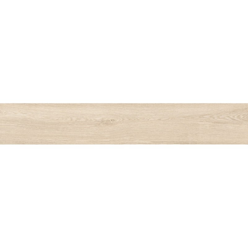 Mexen Hirera Avorio glasiertes Feinsteinzeug rek. G1, holzähnliche Wand- und Bodenfliese 120 x 20 cm, matt - TL611-120-020-00