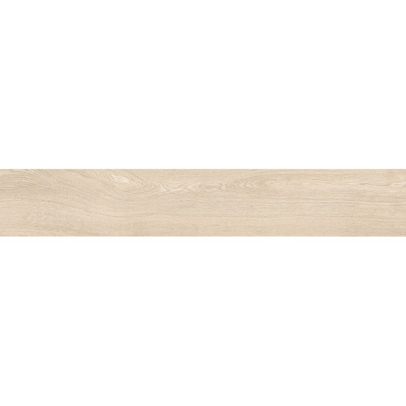 Mexen Hirera Avorio glasiertes Feinsteinzeug rek. G1, holzähnliche Wand- und Bodenfliese 120 x 20 cm, matt - TL611-120-020-00