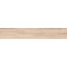 Mexen Hirera Beige glasierte rechteckige Feinsteinzeugfliese G1, holzähnliche Boden- und Wandfliese 120 x 20 cm, matt