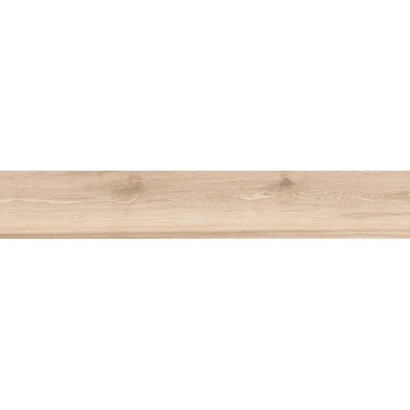 Mexen Hirera Beige glasierte rechteckige Feinsteinzeugfliese G1, holzähnliche Boden- und Wandfliese 120 x 20 cm, matt