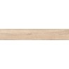 Mexen Hirera Beige glasierte rechteckige Feinsteinzeugfliese G1, holzähnliche Boden- und Wandfliese 120 x 20 cm, matt