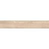 Mexen Hirera Beige glasierte rechteckige Feinsteinzeugfliese G1, holzähnliche Boden- und Wandfliese 120 x 20 cm, matt