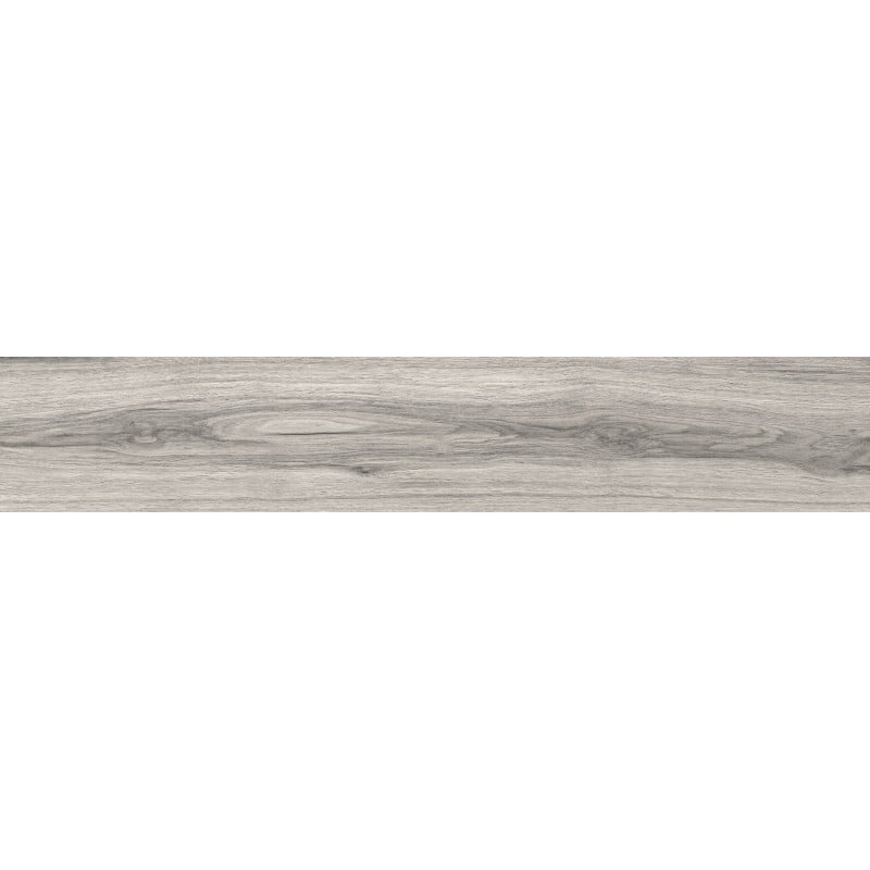 Mexen Hirera Grauer glasierter Feinsteinzeug rekt. G1, holzähnliche Boden-Wandfliese 120 x 20 cm, matt - TL611-120-020-03