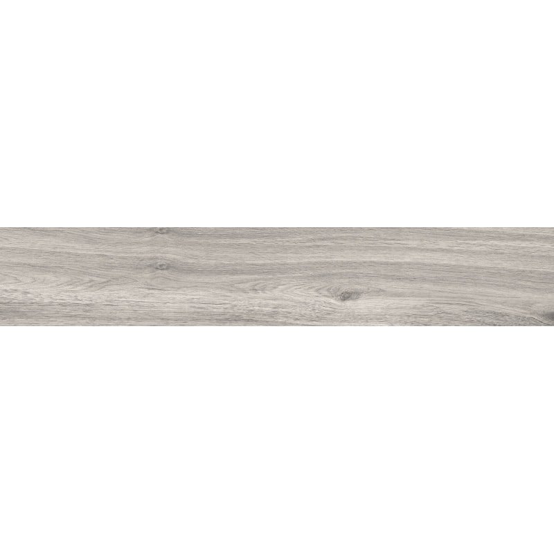 Mexen Hirera Grauer glasierter Feinsteinzeug rekt. G1, holzähnliche Boden-Wandfliese 120 x 20 cm, matt - TL611-120-020-03