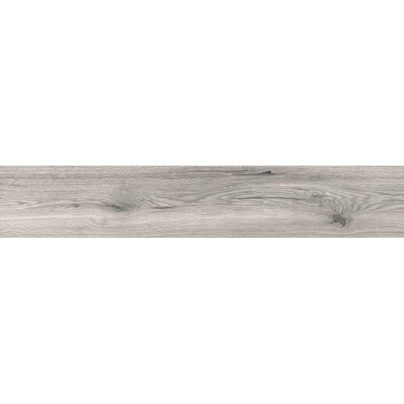 Mexen Hirera Grauer glasierter Feinsteinzeug rekt. G1, holzähnliche Boden-Wandfliese 120 x 20 cm, matt - TL611-120-020-03