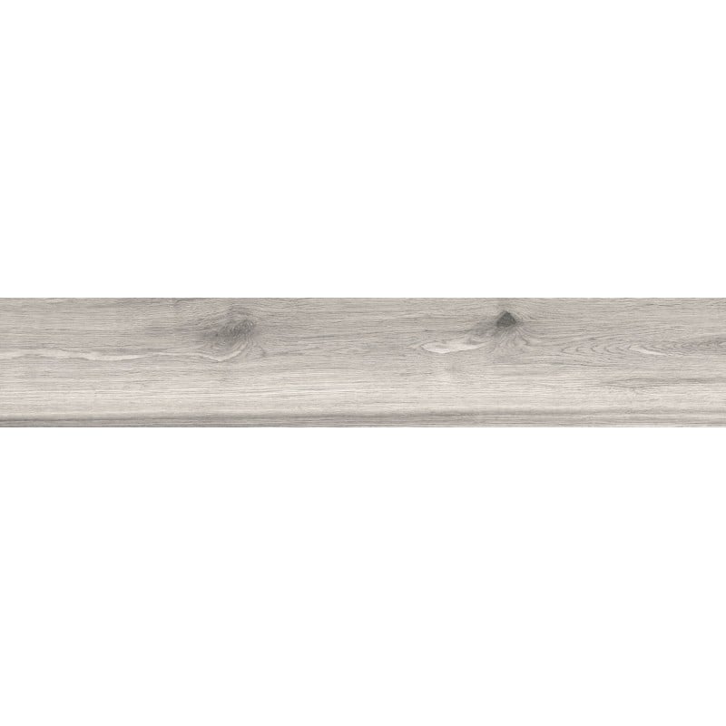 Mexen Hirera Grauer glasierter Feinsteinzeug rekt. G1, holzähnliche Boden-Wandfliese 120 x 20 cm, matt - TL611-120-020-03