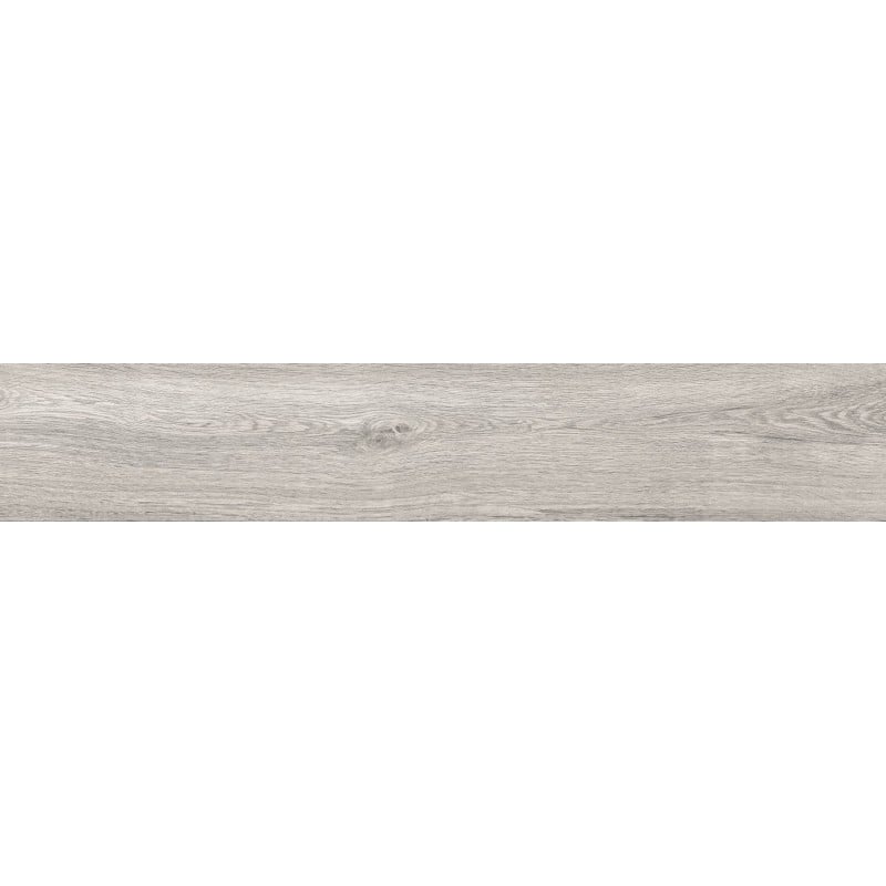 Mexen Hirera Grauer glasierter Feinsteinzeug rekt. G1, holzähnliche Boden-Wandfliese 120 x 20 cm, matt - TL611-120-020-03