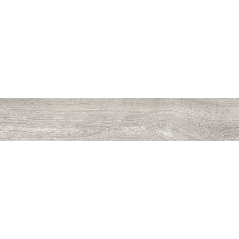Mexen Hirera Grauer glasierter Feinsteinzeug rekt. G1, holzähnliche Boden-Wandfliese 120 x 20 cm, matt - TL611-120-020-03