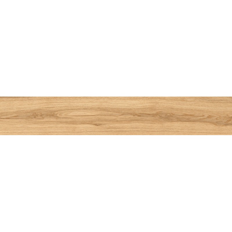 Mexen Hirera Honey glasiertes Feinsteinzeug rektifiziert G1, holzähnliche Boden- und Wandfliese 120 x 20 cm, matt