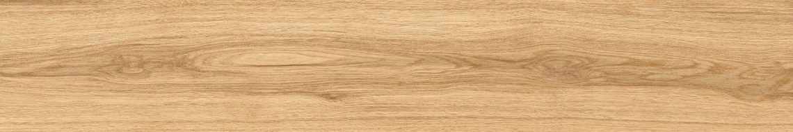 Mexen Hirera Honey glasiertes Feinsteinzeug rektifiziert G1, holzähnliche Boden- und Wandfliese 120 x 20 cm, matt
