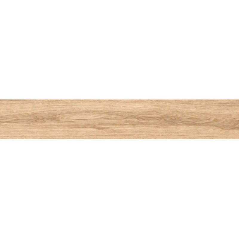 Mexen Hirera Miele glasiertes Feinsteinzeug rekt. G1, holzähnliche Boden- und Wandfliese 120 x 20 cm, matt - TL611-120-020-05