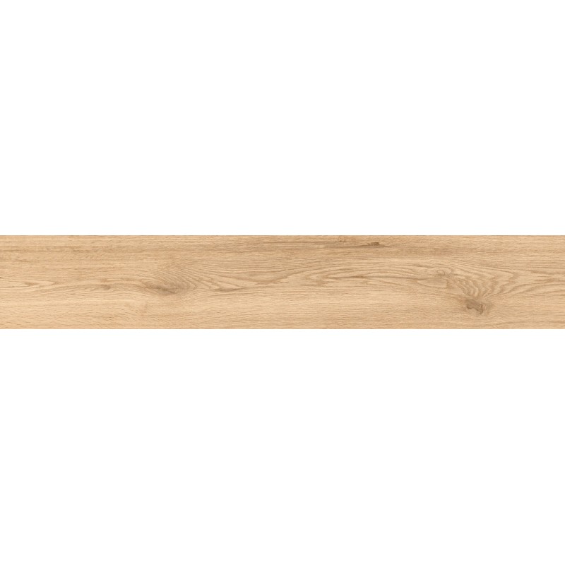 Mexen Hirera Miele glasiertes Feinsteinzeug rekt. G1, holzähnliche Boden- und Wandfliese 120 x 20 cm, matt - TL611-120-020-05