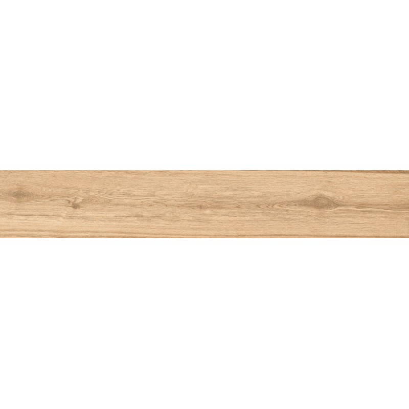 Mexen Hirera Miele glasiertes Feinsteinzeug rekt. G1, holzähnliche Boden- und Wandfliese 120 x 20 cm, matt - TL611-120-020-05