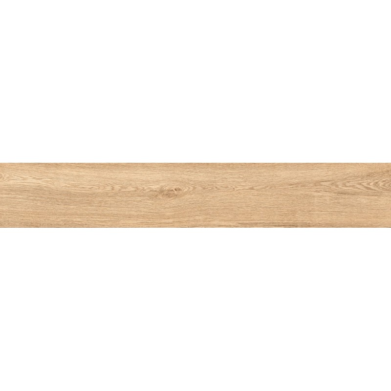 Mexen Hirera Miele glasiertes Feinsteinzeug rekt. G1, holzähnliche Boden- und Wandfliese 120 x 20 cm, matt - TL611-120-020-05