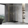 Mexen Mist-B Duschtür Kabine 85 x 85 cm, transparent, gold - 8A2T-085-085-50-00