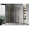 Mexen Mist-B Duschtür Kabine 85 x 85 cm, transparent, gold - 8A2T-085-085-50-00