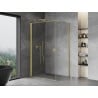 Mexen Mist-B Duschkabine schwenkbar 95 x 85 cm, transparent, gold gebürstet - 8A2T-095-085-55-00