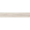 Mexen Hirera Weißes glasiertes Feinsteinzeug rek. G1, holzähnliche Boden- und Wandfliese 120 x 20 cm, matt - TL611-120-020-09