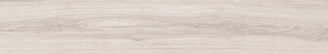 Mexen Hirera Weißes glasiertes Feinsteinzeug rek. G1, holzähnliche Boden- und Wandfliese 120 x 20 cm, matt - TL611-120-020-09