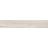 Mexen Hirera Weißes glasiertes Feinsteinzeug rek. G1, holzähnliche Boden- und Wandfliese 120 x 20 cm, matt - TL611-120-020-09