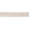 Mexen Hirera Weißes glasiertes Feinsteinzeug rek. G1, holzähnliche Boden- und Wandfliese 120 x 20 cm, matt - TL611-120-020-09
