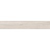Mexen Hirera Weißes glasiertes Feinsteinzeug rek. G1, holzähnliche Boden- und Wandfliese 120 x 20 cm, matt - TL611-120-020-09