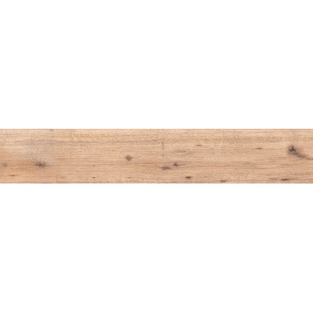 Mexen Cristopher Honey, glasiertes Feinsteinzeug rekt. G1, holzähnliche Boden-Wand-Fliese 120 x 20 cm, Carving